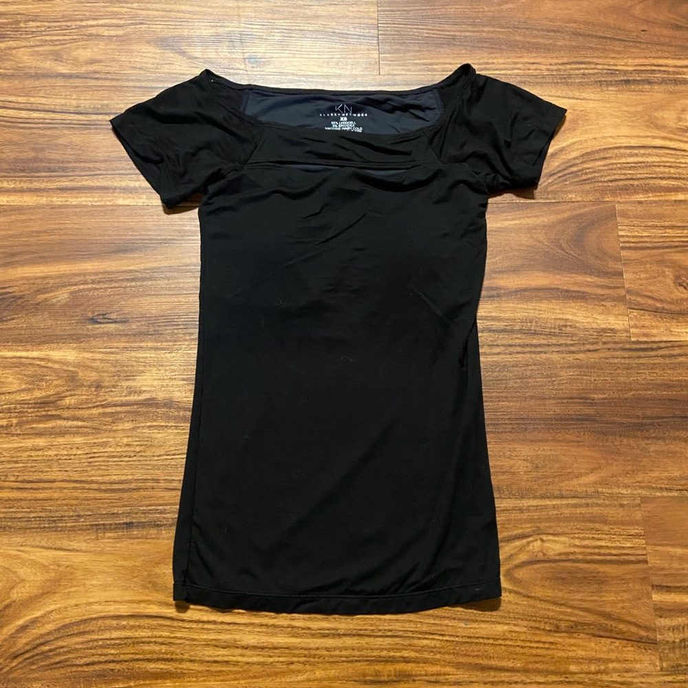 Klassy Network Black Keyhole Top